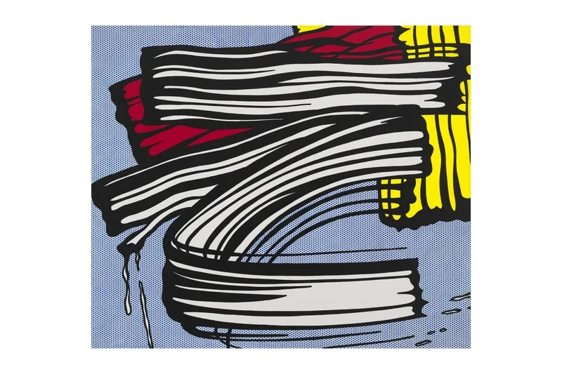 Illustration pop art avec des traits épais et des couleurs vives.