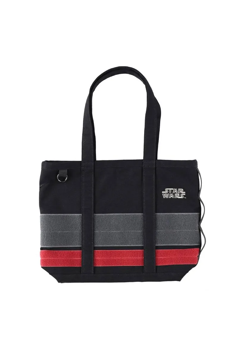 Sac noir Star Wars avec bandes rouges et grises