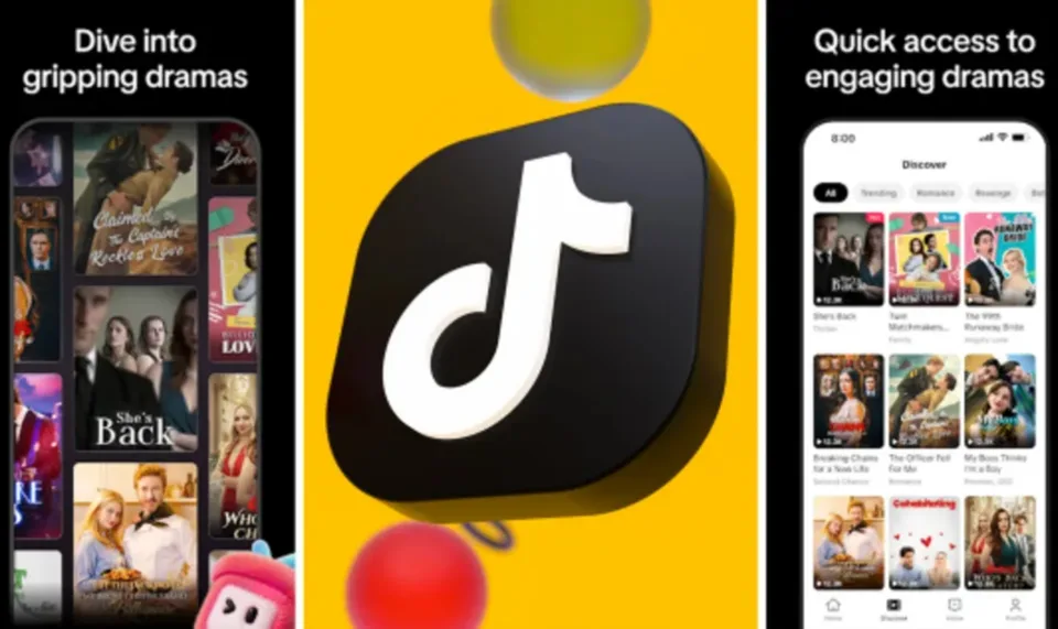 Affichage de vidéos TikTok avec des drames captivants à l'écran.