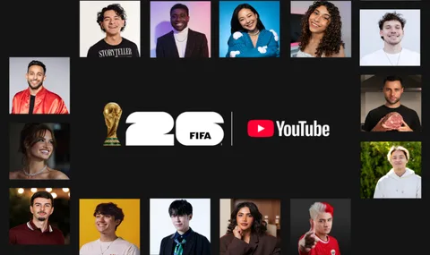 Créateurs de contenu associés à la FIFA et YouTube pour l'événement 2026.